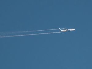 Supporting image for story: Watch the moment a plane passes over Staffordshire as it returns to Heathrow airport “to address a mechanical issue"