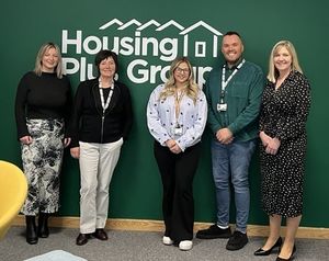 Members of HPG's energy advice team and the Cadent Foundation