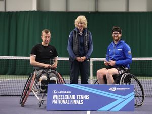 Supporting image for story: Tarver proves a smash hit in Shrewsbury at Wheelchair Tennis National Finals