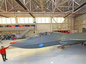 Supporting image for story: Take a look at fighter jet of the future in Cosford