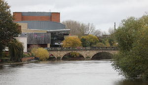 Weather Pictures in the Quarry, Shrewsbury.
River Severn looking towards Theatre Severn.
Picture by Phil Blagg Photography