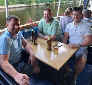 A trio from R1 Construction - Andy Evans, Ed Dean, and Josh Coleman