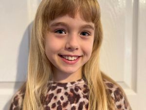 Supporting image for story: Newport schoolgirl, 8, chops off long hair for a very good cause