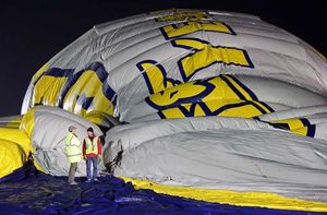 Goodyear's inflatable hanger