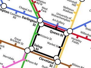 Supporting image for story: Where the idea for a Wolverhampton 'underground' map came from - and how to get your own
