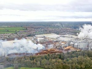 Supporting image for story: Air quality data from Chirk Kronospan factory fire to be reviewed