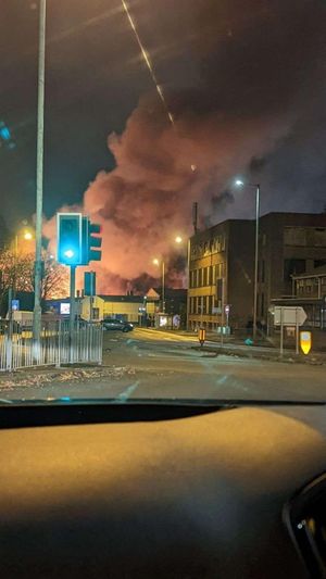 A major incident was declared by the fire service