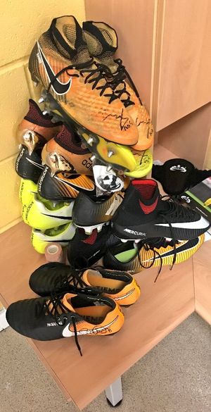 The Wolves boots which are up for grabs. Credit: @Danny_Batth