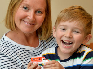 Supporting image for story: Telford mum speaks of pride after 'little hero' son Josh, 5, saves her life