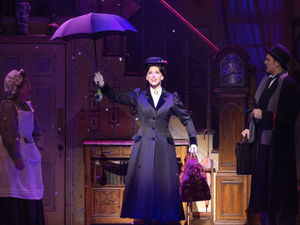 Stefanie Jones as "Mary Poppins."