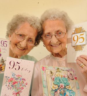 The Tipton Twins celebrate their 95th birthday
