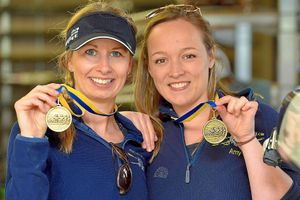 Amy Lyle and Amy Wyatt from the local Pengwern Club