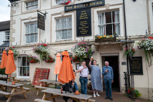 Publicans Duncan Borrowman and Grace Goodlad 