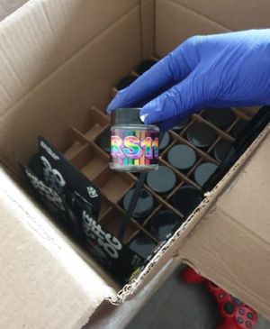 Around £40,000-worth of high-value goods were seized by police in the raids last year