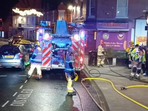 Two crews attended the scene.