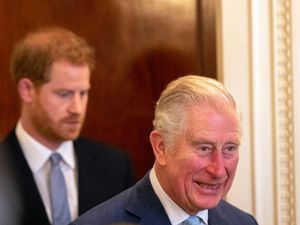 The King and the Duke of Sussex are not on speaking terms, Harry has claimed (Steve Parsons/PA)