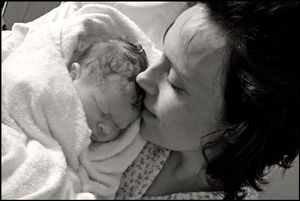 Kate Stanton-Davies with mother Rhianna