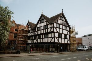 Historic Rowley's House in Shrewsbury, which stands near to the proposed hotel site