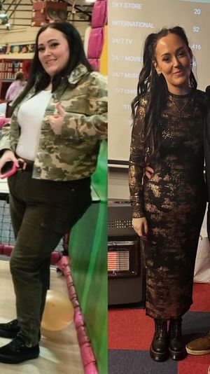 Kerry Bolger, a mum from West Bromwich, dropped from a size 18 to a size 8 in one year. 