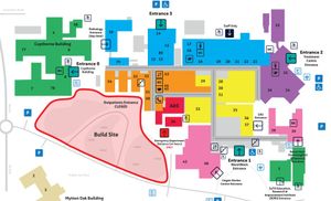 Map of the Royal Shrewsbury Hospital site. Picture: SaTH