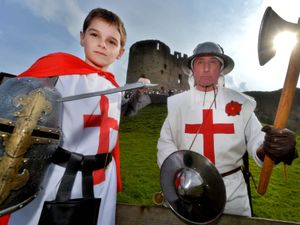 Supporting image for story: Re-enactors, clowns and animals entertain families at Dudley St George's Day celebrations