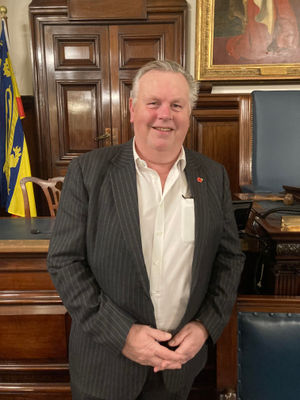 Stafford Borough Councillor Mark Winnington. Photo by Staffordshire LDR Kerry Ashdown. Free for use by all LDRS partners