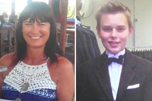 Tracey Wilkinson and her son Pierce