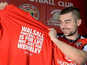 Supporting image for story: Walsall at Wembley tee-shirts raise money for autism charity