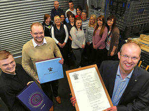 Supporting image for story: Royal Warrant award helps Apex Packaging to grow