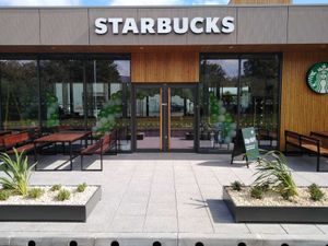 Supporting image for story: Starbucks drive-through opens in Shrewsbury