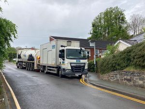 Tankers have been supplying water to Newtown Hospital while engineers work to fix a leak in the area.