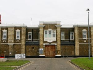 The entrance to HMP Rochester in Kent