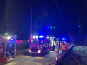 Supporting image for story: Nine horses rescued as fire crews deal with barn blaze