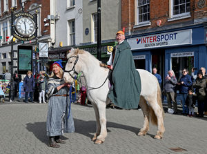 Paul Kalinauckas on horseback