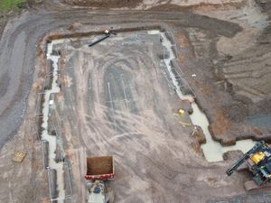 Building excavations for the new retirement community began last week. Photo: McPhillips 