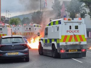 Supporting image for story: Violent clashes and businesses attacked amid anti-immigration protest in Belfast