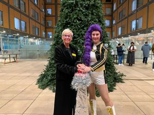 Supporting image for story: Christmas lights shine at Midland Met