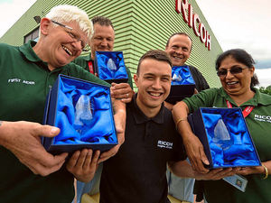 Supporting image for story: Telford factory first-aiders who saved colleague's life are honoured