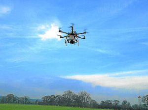 A drone developed at Harper Adams in Shropshire.