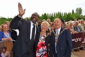 Fun times – Lenny Henry with Steve and Jane