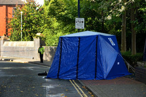 The scene on Walsall Street, Bilston, on August 18 last year