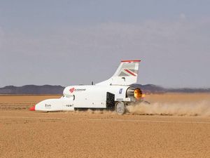 Supporting image for story: Bloodhound project hits 628mph