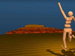 Supporting image for story: Google’s DeepMind AI has taught itself to walk, and it’s as entertaining as it is fascinating