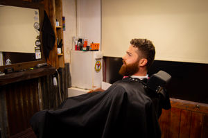 Tali's charity beard shave