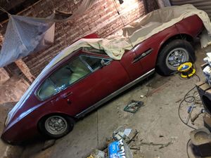 The 1971 Aston Martin DBS when it was found