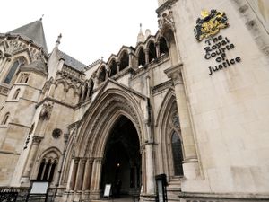 General view of the High Court on the Strand, London