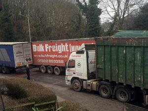 Supporting image for story: Lorries caught up in Telford road delays