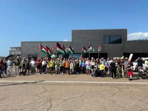 Supporting image for story: Proscribing Palestine Action has ’empowered’ far-right, say protesters