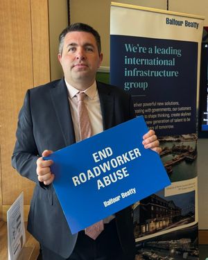 Telford MP Shaun Davies has backed campaigns to see an end to road worker abuse. Picture: Shaun Davies MP