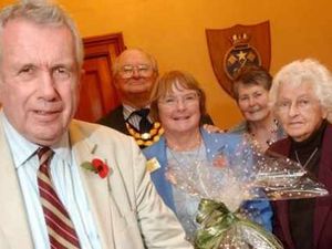 Supporting image for story: Martin Bell in Welshpool